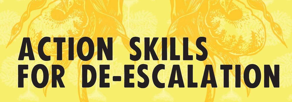 Action skills for de-escalation