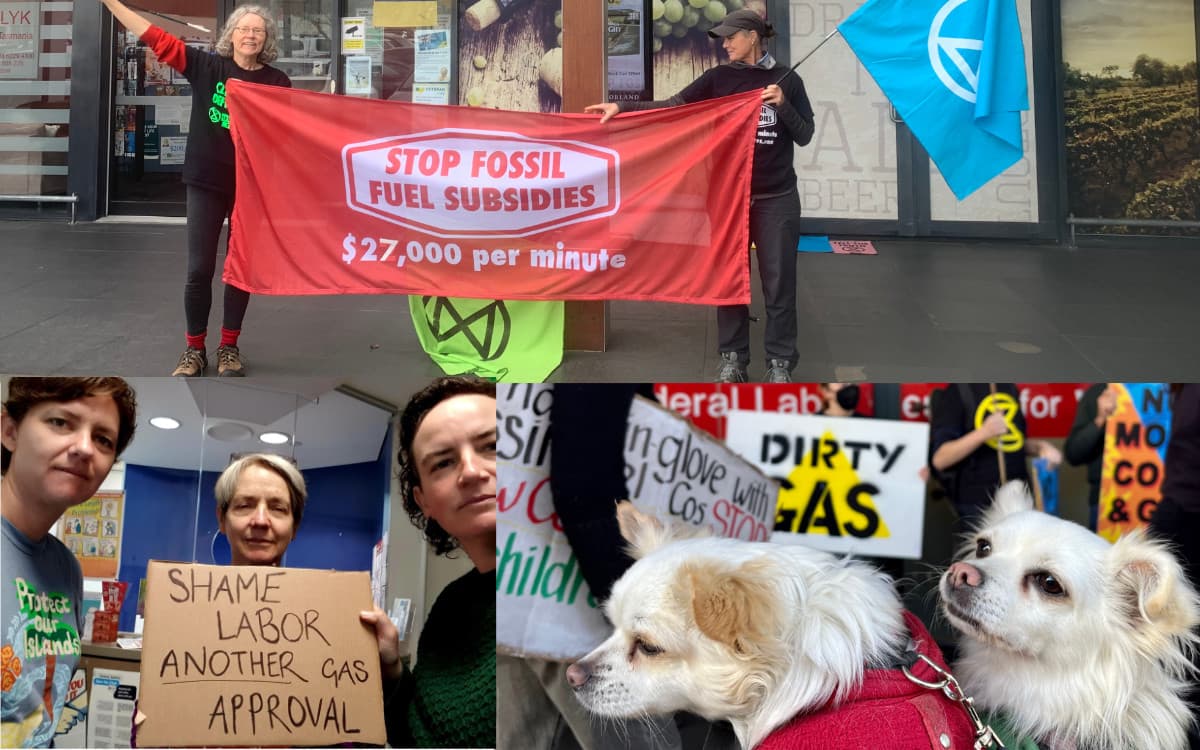 Snap actions in Tasmania and Queensland