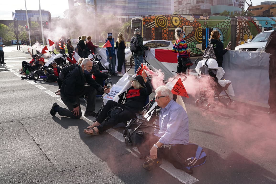 October 2021 Prams Action in Adelaide