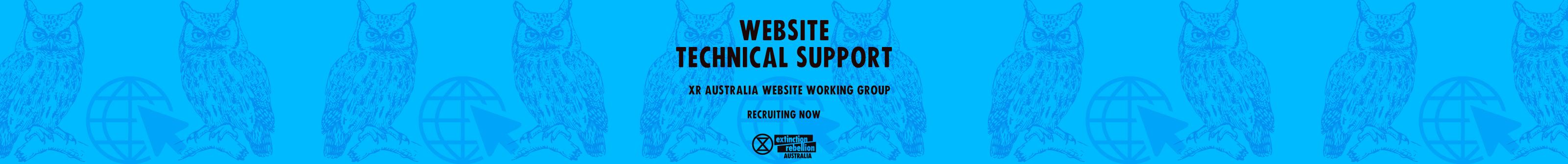 web tech support banner