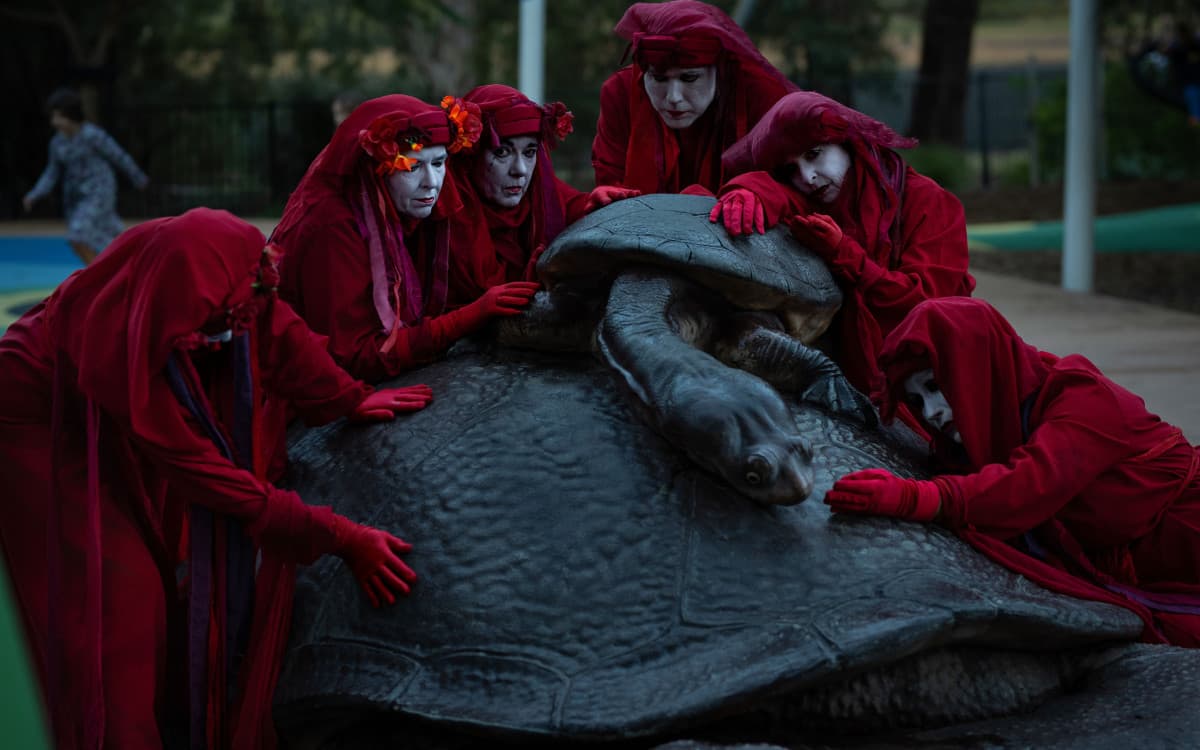 XRWA Red Rebels commemorate recent mass turtle deaths at Bibra Lakes