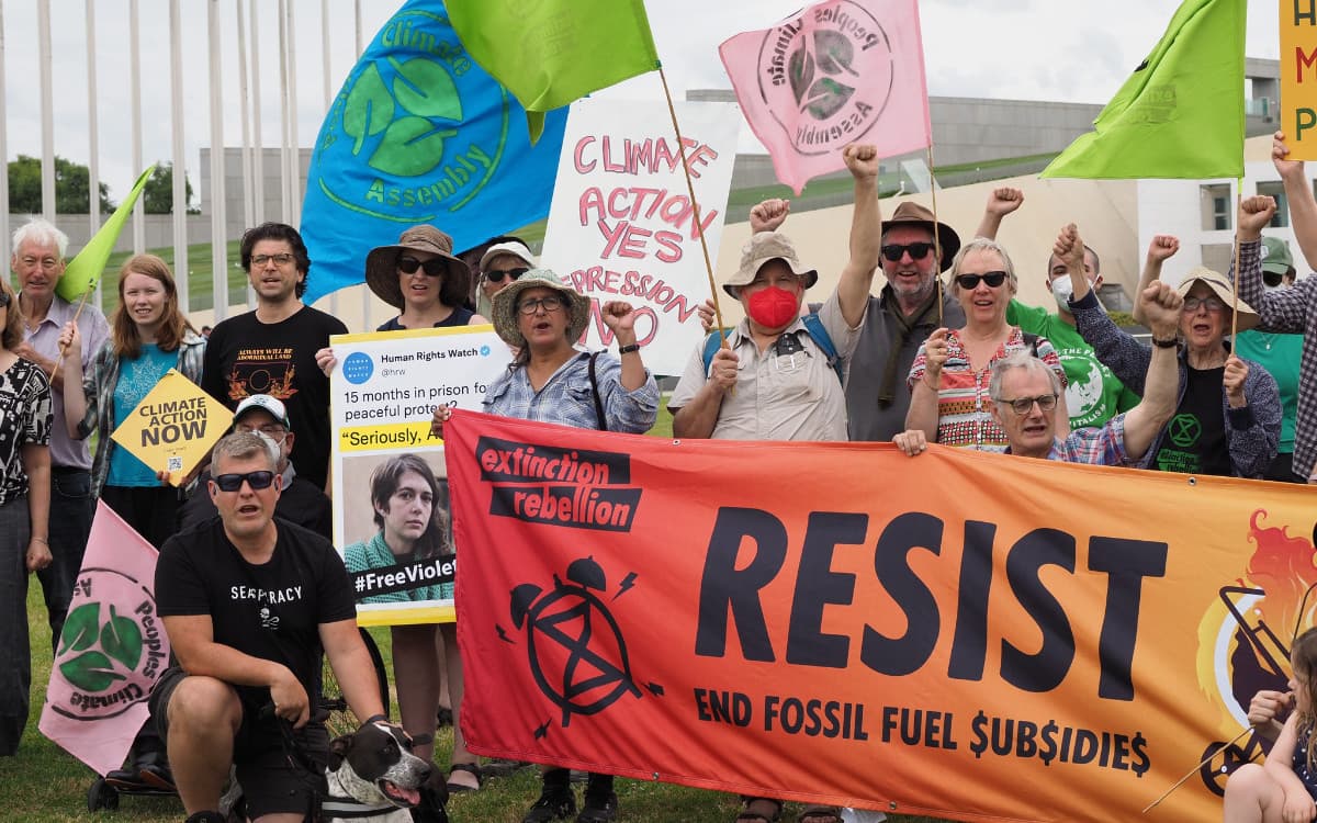 Snap Rally in Canberra