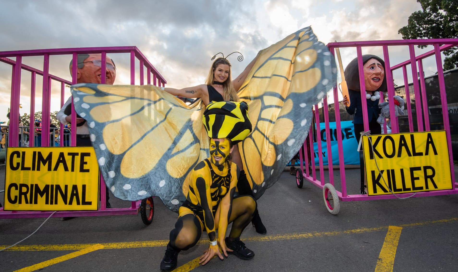 Rainbow Rebellion Sydney rebels in relearsal for the Pride Street Party