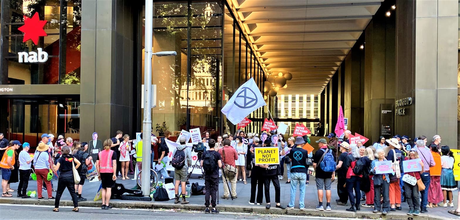 Nov 2022 rally against NAB in Sydney