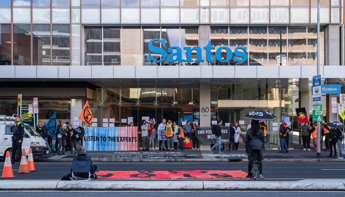 Action at Santos HQ