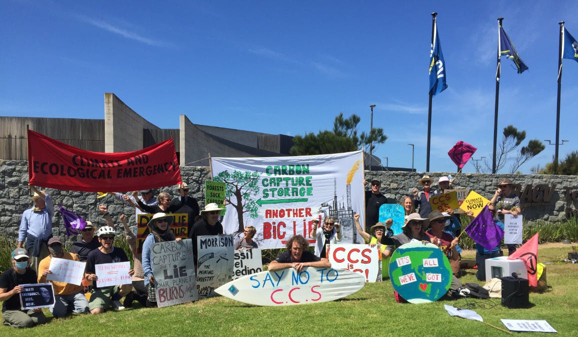 Activists at RACV Torquay Resort in Victoria