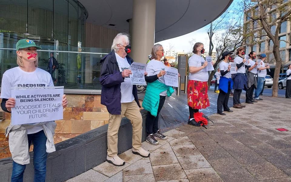 Supporters from Walyalup Climate Action