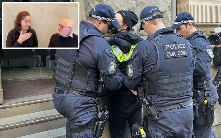 “The police state that we have seen elsewhere in the world is right here now”