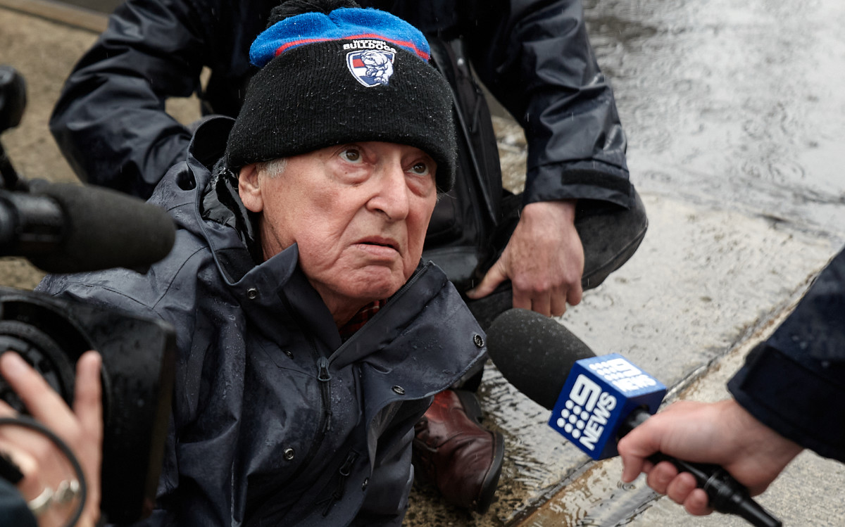 Prominent philosopher and author Raimond Gaita was amongst protesters arrested - photo by Danielle Judd