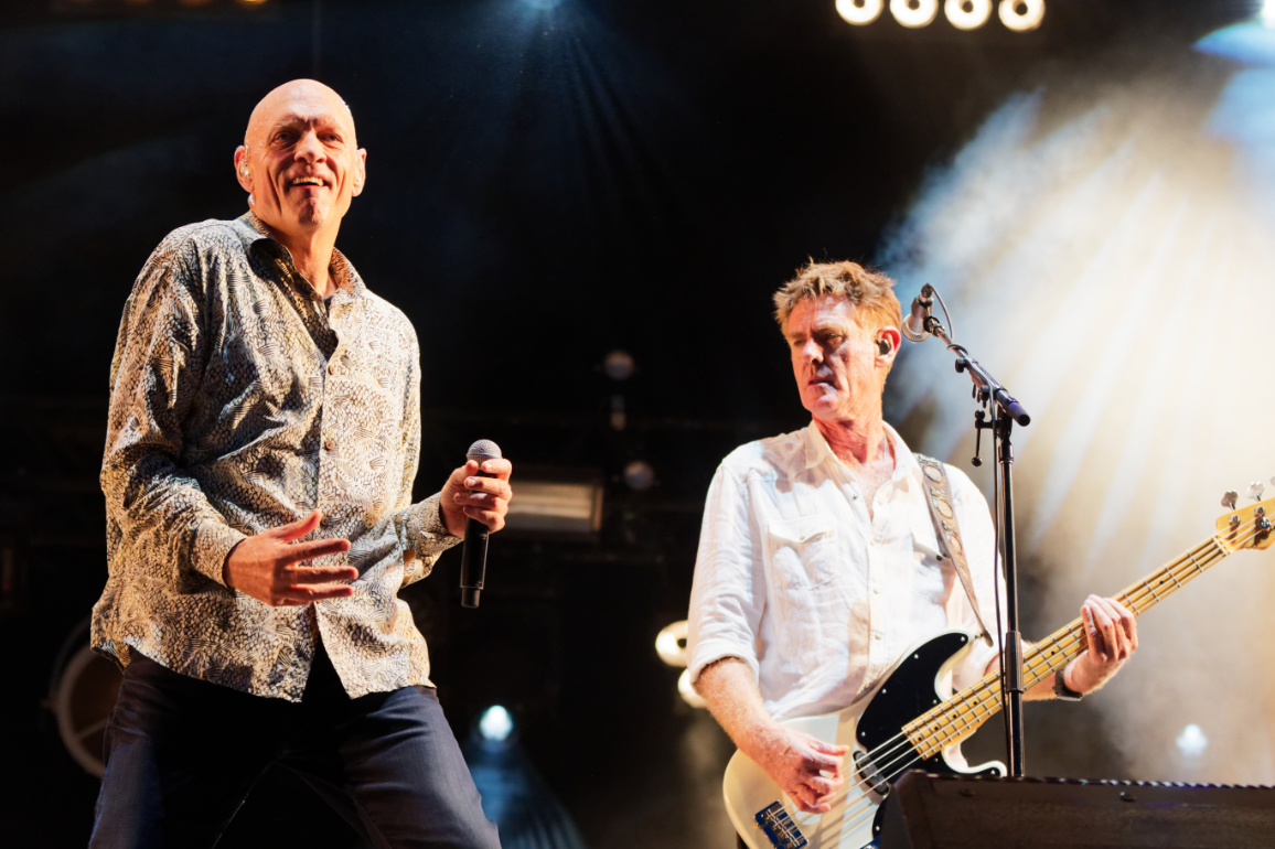 Midnight Oil at the festival Des Vieilles Vharrues, France, 2017