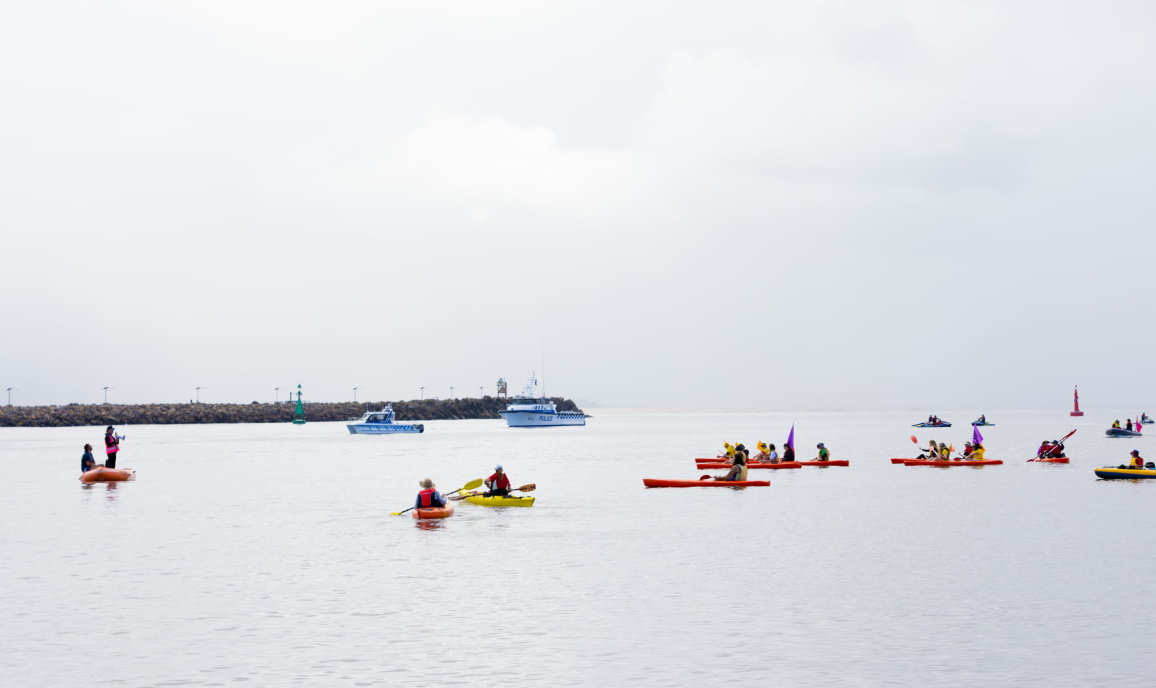 Peoples Blockade of Newcastle Coal Port