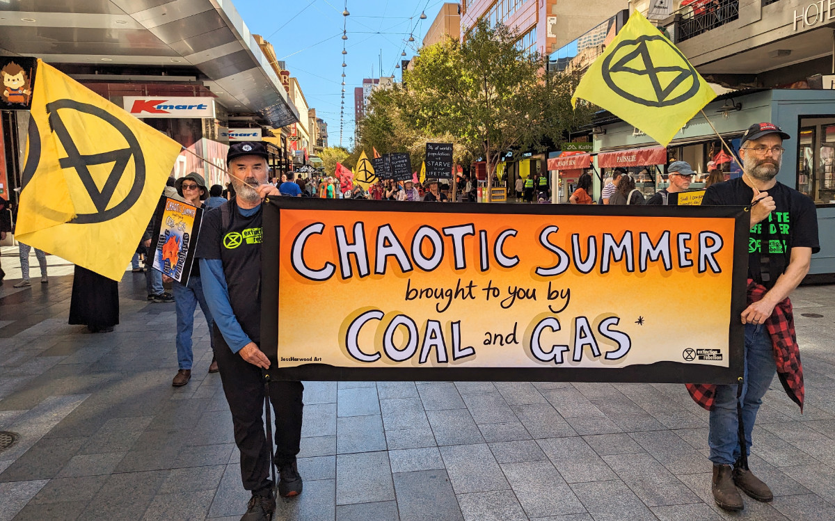 banner on slow walk