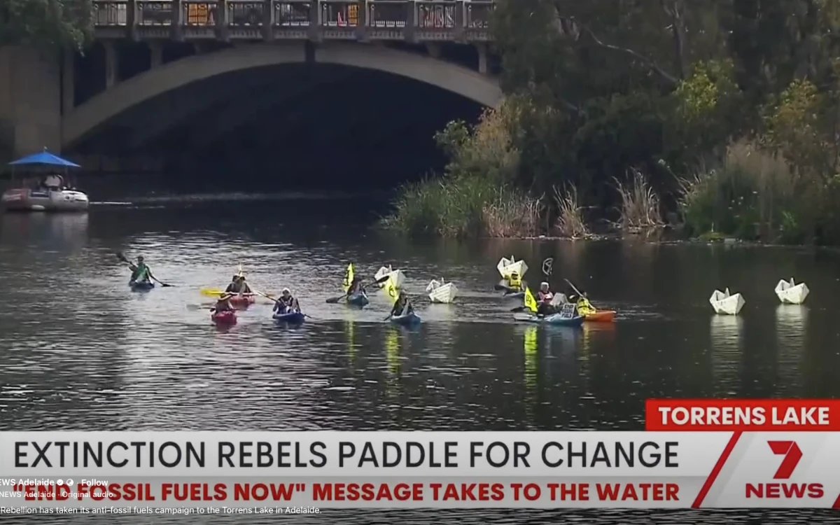 XRSA ACTIVISTS PADDLE FOR THE PLANET; WATER IS LIFE!
