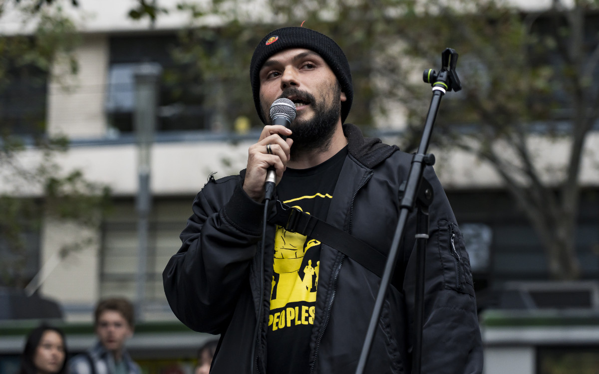 Kieran Stuart-Assheton from the Black People's Union